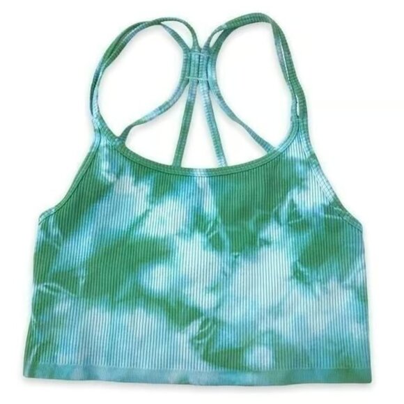 FOREVER 21 Other - Forever 21 size M blue green tie dye workout bralette top